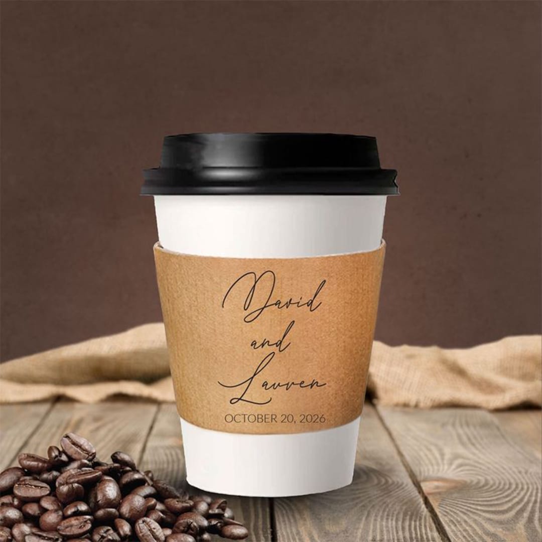 Custom Holiday Coffee Cup Sleeves