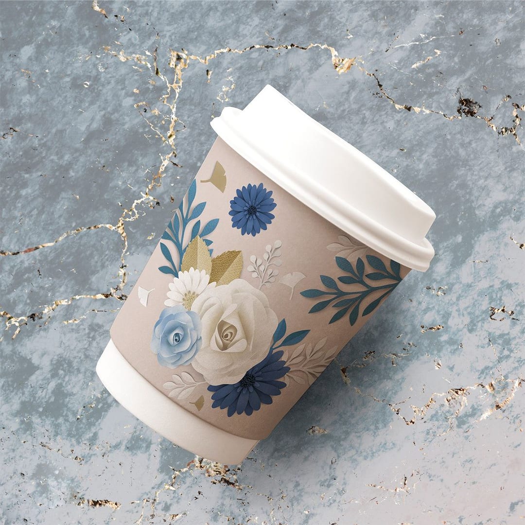 Pink Coffee Sleeve