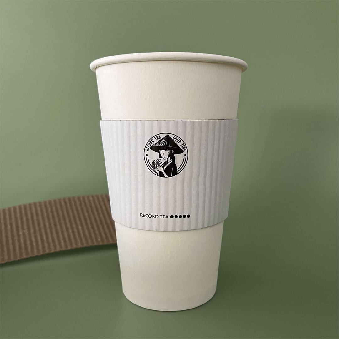 White Coffee Sleeve